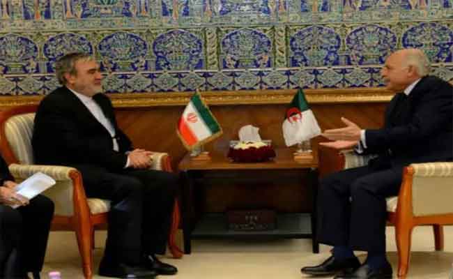 عطاف يستقبل رئيس لجنة الأمن القومي والسياسة الخارجية لمجلس الشورى الإسلامي الإيراني