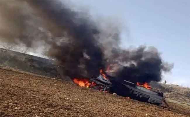 انقلاب واحتراق شاحنة ذات صهريج يخلف مصرع شخص بسوق أهراس