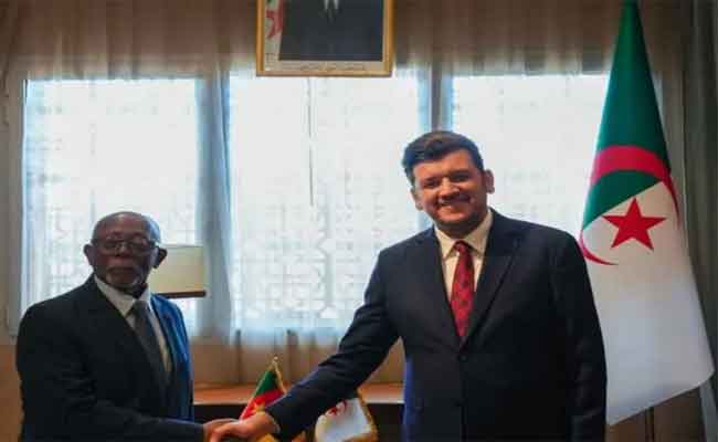 استقبال ياسين وزير العلاقات الخارجية الكاميروني