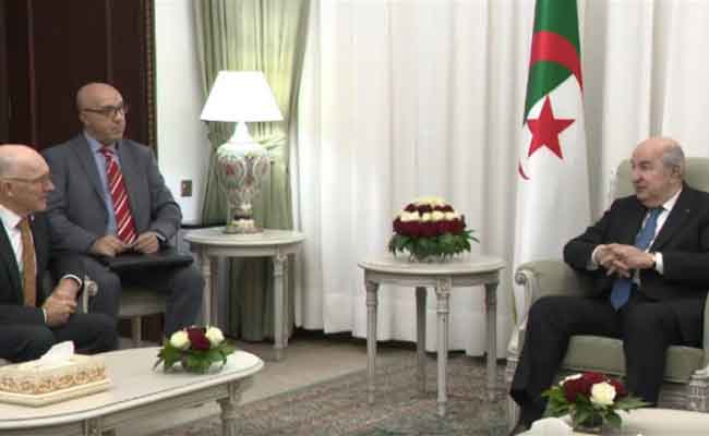 استقبال تبون الأمين التنفيذي لمنظمة معاهدة الحظر الشامل للتجارب النووية