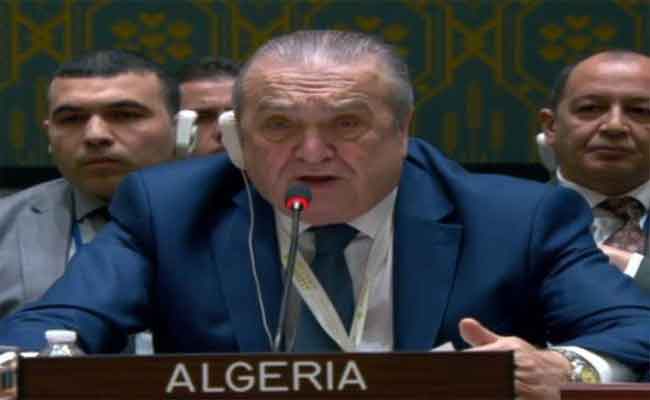 تقديم بن جامع برنامج رئاسة الجزائر لمجلس الأمن التابع للأمم المتحدة