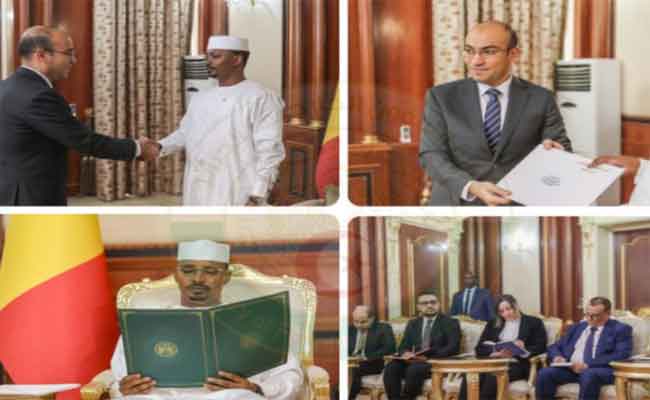 شايب يسلم رسالة خطية من تبون إلى نظيره التشادي