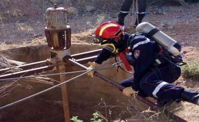 انتشال جثة أربعيني سقط في بئر بعمق 14 متر بعين الدفلى