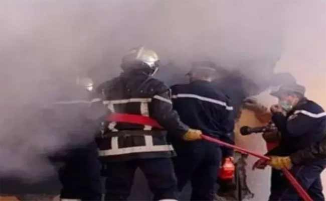 نشوب حريق في مستودع لتجميع نفايات البلاستيك بوهران