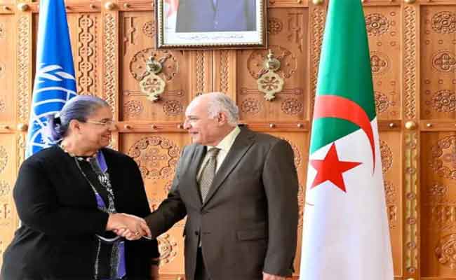 استقبال عطاف المُمثلة الخاصة للأمين العام للأمم المتحدة ورئيسة بعثة الأمم المتحدة للدعم في ليبيا