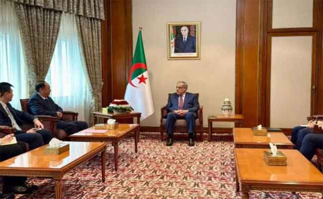 استقبال العرباوي السفير الصيني 