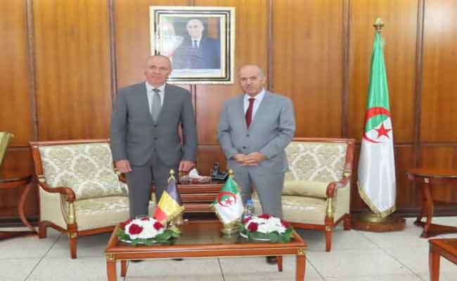 سايحي يستقبل السفير البلجيكي 