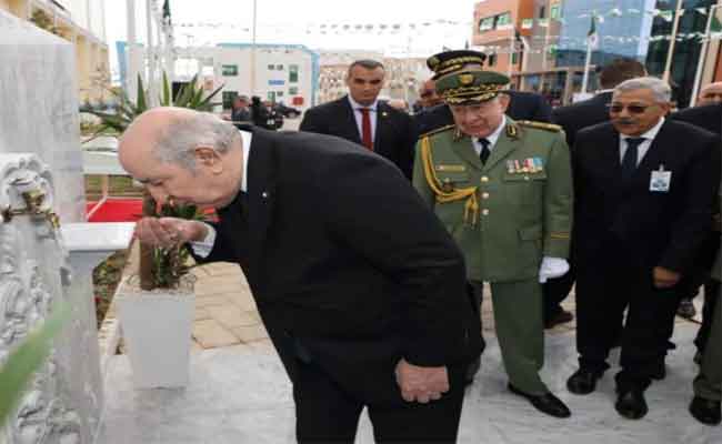 تبون يدشن مصنع تحلية مياه البحر رأس جنات 2