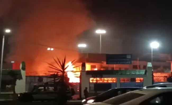 نشوب حريق بمحيط مؤسسة “سوجيديا” بميناء الجزائر