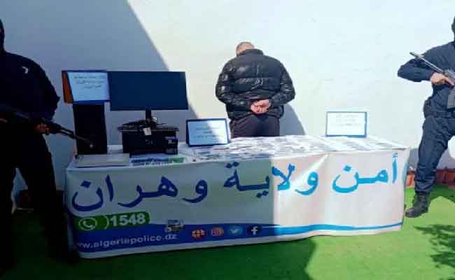 أمن وهران يطيح بمزور خطير للعملة الوطنية وطرحها للتداول