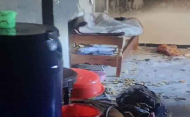 حريق شقة يخلف إصابة امرأة بحروق بالشلف