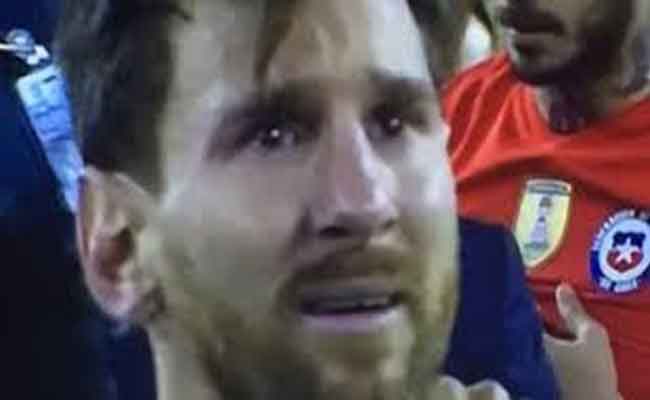 حسرة ميسي بعد الخروج من كأس الكونكاكاف...