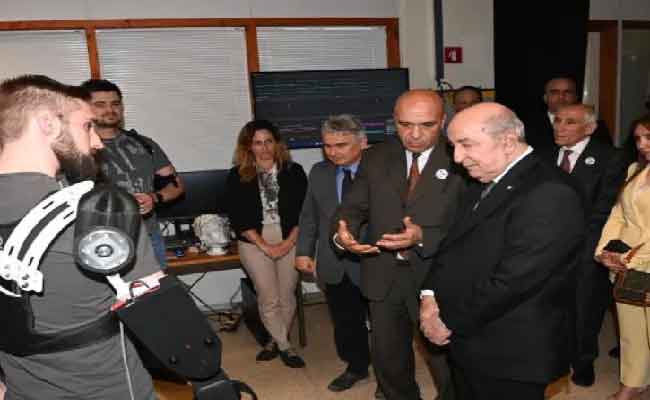 زيارة تبون مركزا للإختراعات والذكاء الإصطناعي بالعاصمة السلوفينية