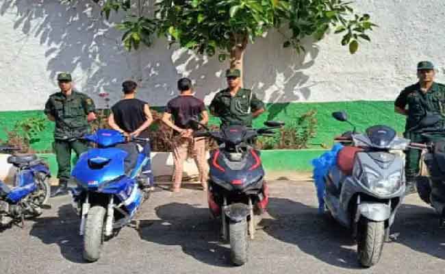 تفكيك شبكة إجرامية تحترف سرقة الدراجات النارية بغليزان