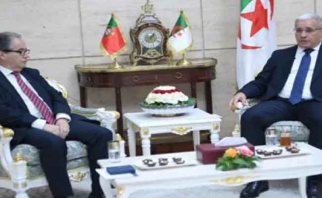 استقبال بوغالي رئيس المحكمة الدستورية البرتغالية