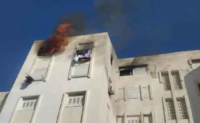 نشوب حريق داخل شقة يخلف مصابين بحي 100 مسكن حراثن بجيجل