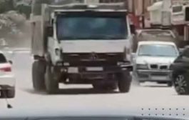 توقيف سائق شاحنة قام بمناورات خطيرة عرضت حياة المواطنين للخطر ببومرداس