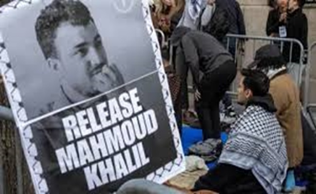 قرار قضائي...استمرار احتجاز الناشط الفلسطيني محمود خليل