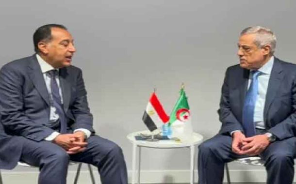 العرباوي يتحادث مع رئيس مجلس الوزراء المصري