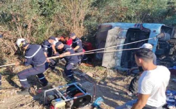أربعة قتلى و40 جريحا حصيلة نهائية لانقلاب حافلة بجيجل