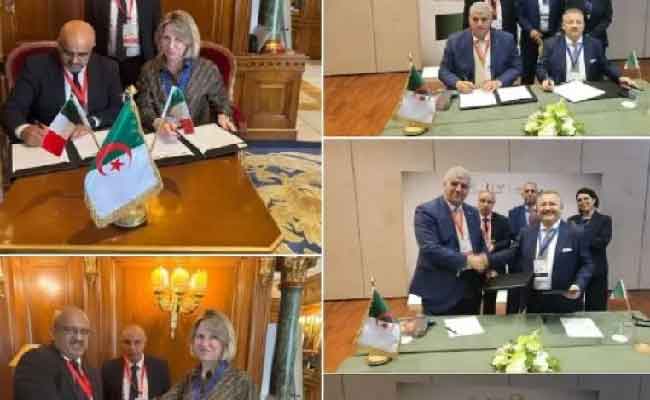 التوقيع على 4 اتفاقيات استراتيجية في مجالات صناعية متنوعة في الدورة الخامسة للقمة الجزائرية-الإيطالية