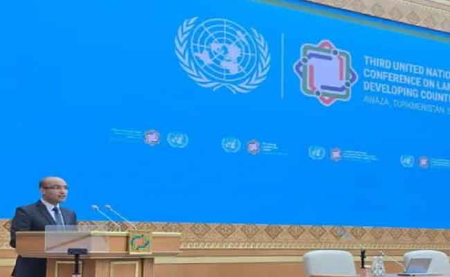 إبراز شايب جهود الجزائر في دعم الدول غير الساحلية الإفريقية في مسارها التنموي