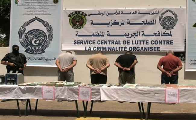 حبس أفراد عصابة إجرامية دولية تحترف حيازة وتخزين المخدرات بالعاصمة