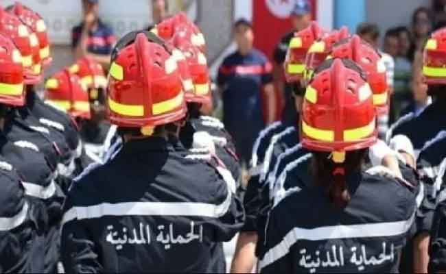 مصرع 4 أفراد من الحماية المدنية في حادث سقوط طائرة تدريبية بمطار فرحات عباس بجيجل