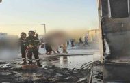 نشوب حريق بمضختين للوقود ودراجة نارية في محطة وقود بأدرار