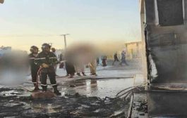 نشوب حريق بمضختين للوقود ودراجة نارية في محطة وقود بأدرار