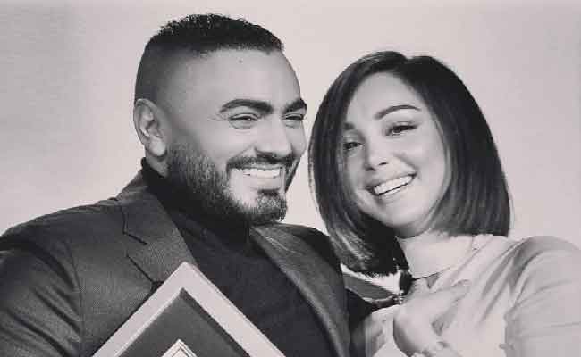 تامر حسني يتحدث عن بسمة بوسيل: باخد رأيها لحد دلوقتي