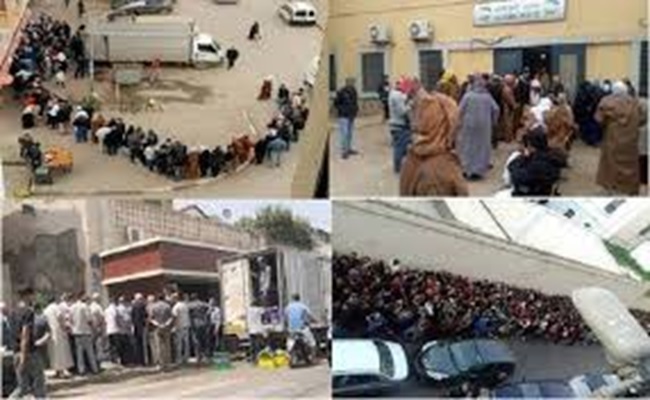 حرارة الصيف تحول الطوابير في الجزائر إلى حفلات جماعية للتحرش والاغتصاب