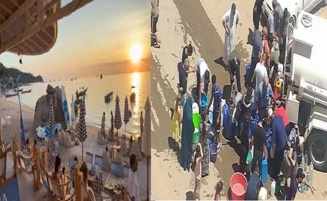أبناء الجنرالات يستمعون في السواحل الاوربية والشعب الجزائري يموت عطشا