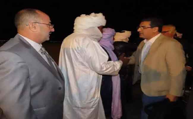 آيت مسعودان يحط الرحال بتمنراست وإن قزام في زيارة عمل وتفقد