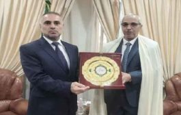 استقبال زيد الخير السفير الفلسطيني بالجزائر