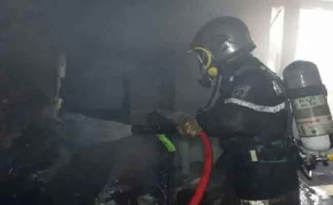 نشوب حريق داخل شقة يخلف 4 مصابين بالشلف