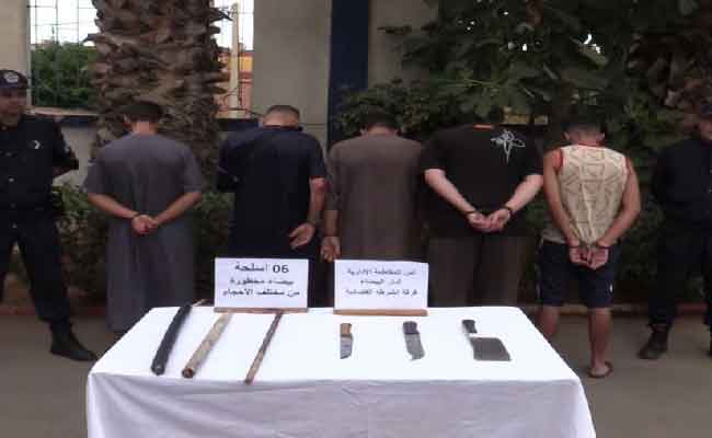 تفكيك عصابة أحياء روعت ساكنة برج البحري بالعاصمة