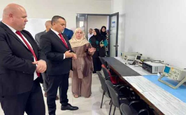 زروقي يقوم بزيارة تفقدية للمدرسة الوطنية العليا لتكنولوجيات الإعلام والاتصال