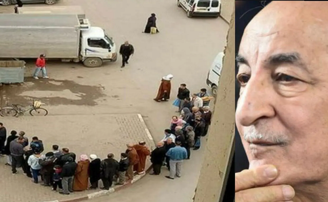 سياسة المهرج تبون جعلت الجزائر بلد الطوابير بامتياز وجعلت الغدر والخيانة سمات الجزائريين