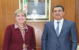 آيت مسعودان يتباحث مع  السفيرة الأمريكية آفاق التعاون الثنائي في المجال الصحي