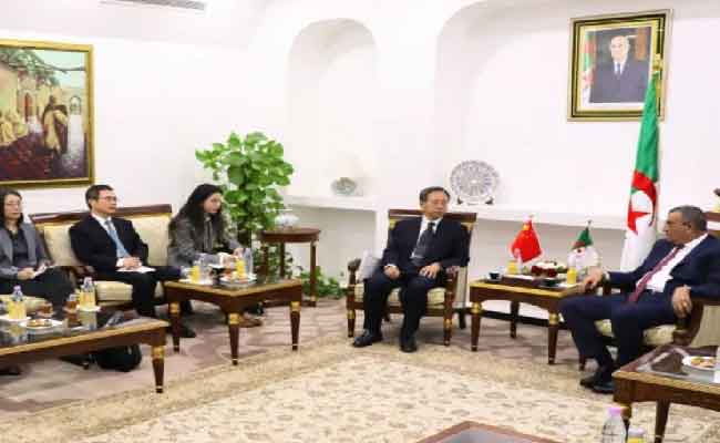 استقبال جلاوي نائب رئيس الوكالة الصينية للتعاون الإنمائي الدولي