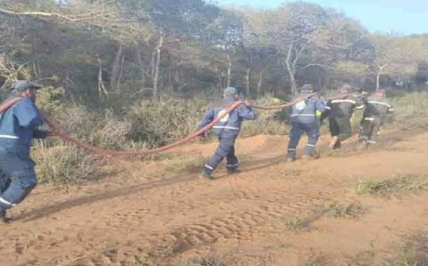 نشوب حريق مهول بغابة بورحمة ووالي مستغانم يواكب عملية الإخماد