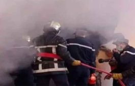 نشوب حريق في محل تجاري يخلف قتيلين وثلاث مصابين بالأغواط