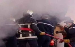 نشوب حريق في مخزن بورشة لصناعة مستلزمات الخياطة بتيزي وزو