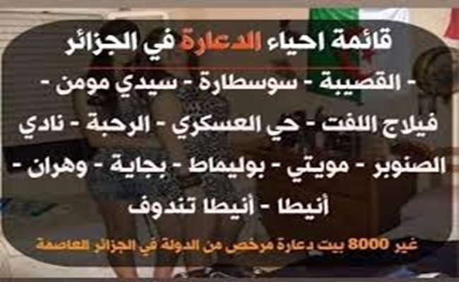 بعد ركود مداخيل المحروقات انتعاش مداخيل الدعارة مقننة في الجزائر...