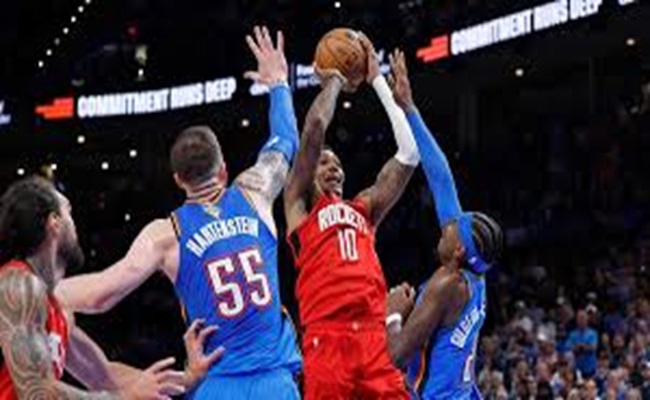 NBA...ثاندر يستهل حملة الدفاع عن اللقب بالفوز على روكتس