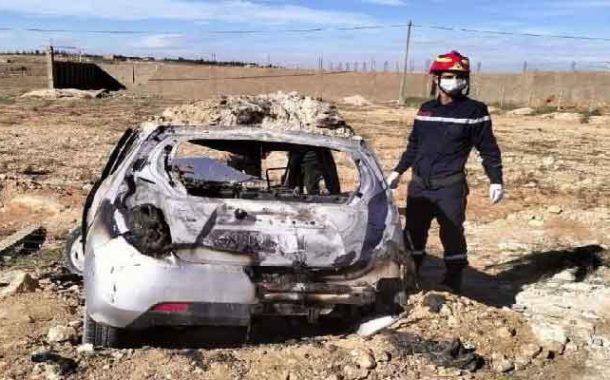 احتراق سيارة يخلف مصرع 4 اشخاص بالجلفة