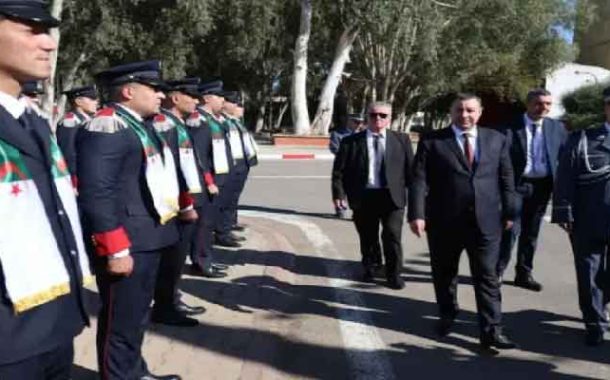 إشراف سعيود على مراسم تقليد الرتب لأعوان الحماية والمدنية بمناسبة ذكرى الثورة المجيدة