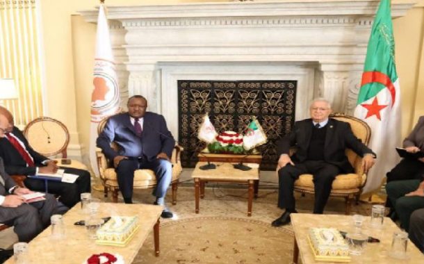 استقبال ناصري رئيس البرلمان الإفريقي