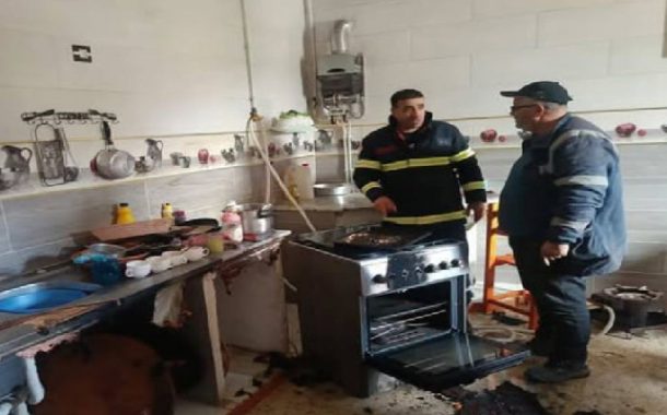 إنفجار غاز داخل مطبخ منزل يخلف إصابة 4 اشخاص بحروق بميلة